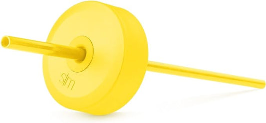 Simple Modern Wide Mouth Lid Leak Proof Straw Chug Handle Flip Fits Summit Water Bottles and Hydro Flask, Tumbler Style, Sunshine