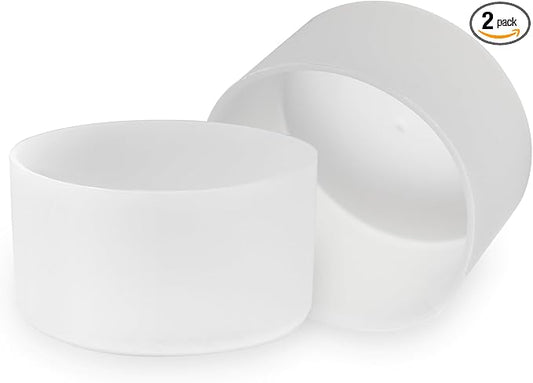 2 Pcs 3 Inch / 75mm Clear Water Bottle Boot, Silicone Tumbler Sleeve Water Bottle Bumper, Tumbler Accessories Water Bottle Bottom Protector for 20oz 30oz 40oz Tumbler Water Bottle