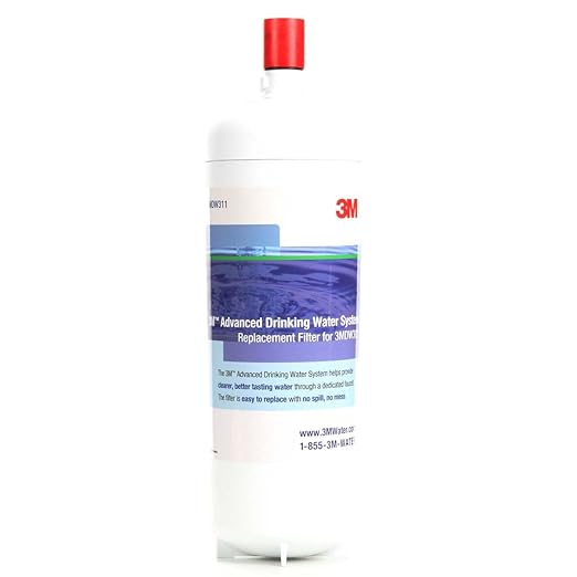 3M Water Filtration System Under Sink Dedicated Faucet Replacement Water Filter Cartridge DW311-01