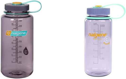 Nalgene Sustain Tritan BPA-Free Water Bottle Made with Material Derived from 50% Plastic Waste, 32 OZ, Wide Mouth