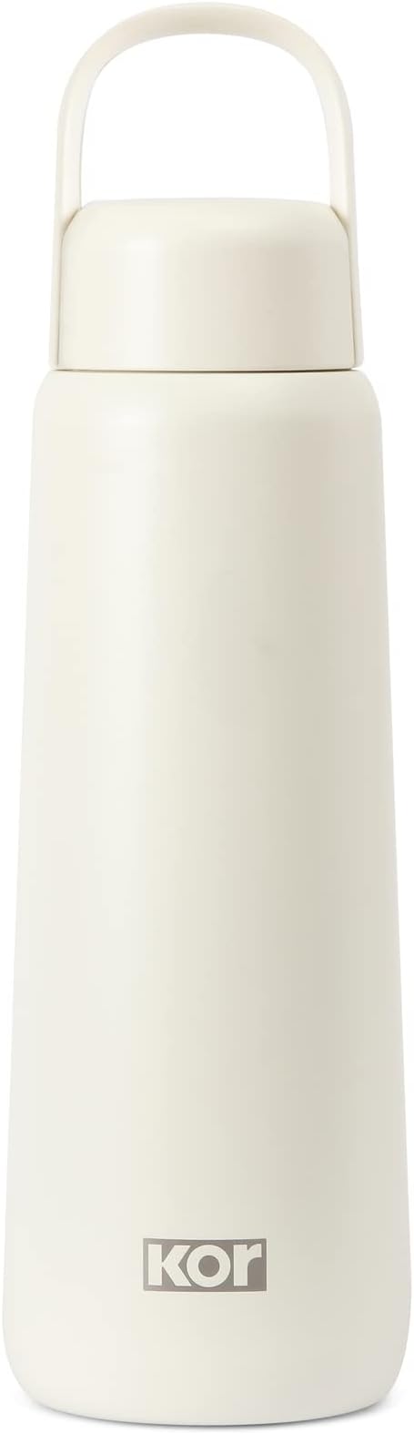 KOR Melrose 27oz Double Wall Insulated Water Bottle - Keeps Beverages Hot for 12hrs, Cold for 24hrs - Stainless Steel Design - Contoured Perfect Spout for Drinking
