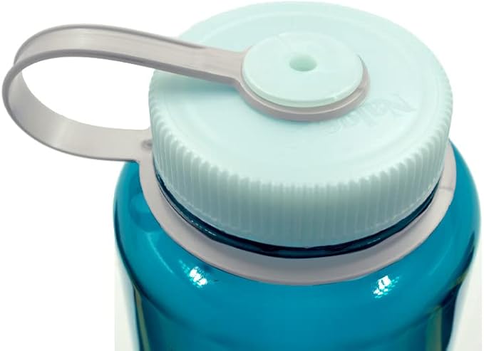 Nalgene Sustain Tritan BPA-Free Water Bottle Made with Material Derived from 50% Plastic Waste, 32 OZ, Wide Mouth