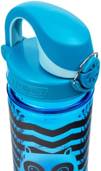 Nalgene Sustain Tritan BPA-Free Kids On The Fly Water Bottle Made with Material Derived from 50% Plastic Waste, Leak Proof, Durable, BPA Free, Carabiner Friendly, Reusable, 12 oz