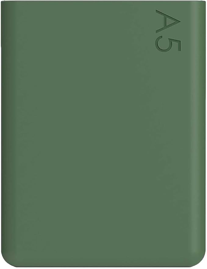 memobottle A5 Silicone Sleeves | Protect & Preserve With Colorful Personality | Dust Free Coating - Moss Green (Sleeve Only)