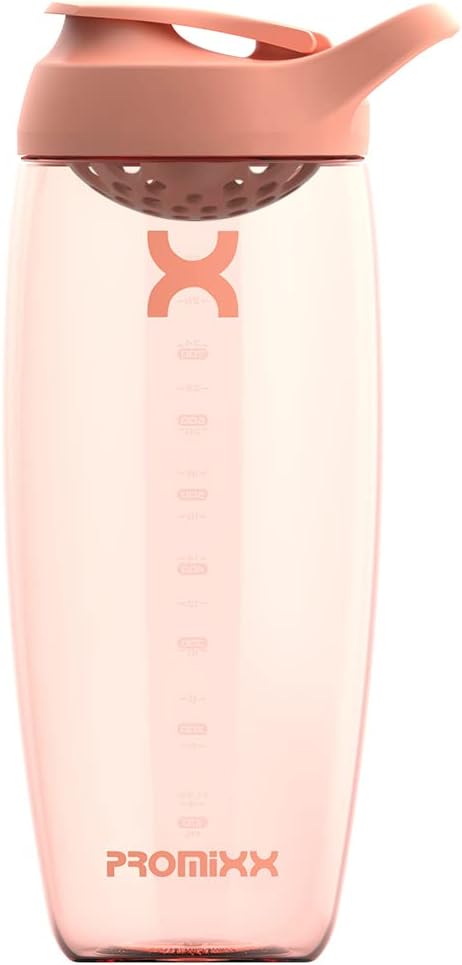 Promixx PURSUIT Protein Shaker Bottle – Premium Sports Blender Bottles for Protein Mixes and Supplement Shakes – Easy Clean, Durable Protein Shaker Cup