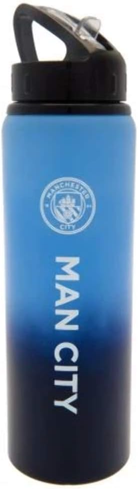 Manchester City F.C. City Man Fc Aluminium Sports Water Drinks Bottle Fade Design XL blue one size K-REY-MC06400