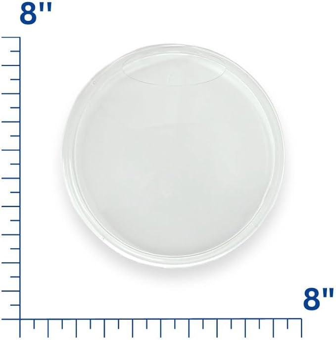 JAYKAY Acrylic Toy Dispenser & Kitchen Wall Organizer, Clear Toy Storage - Wall Mounted Round Acrylic Organizer for Coffee Pods, Packet Holder, Office Supplies Organizer (Style B | 1Pc 8x8x3 Inches)