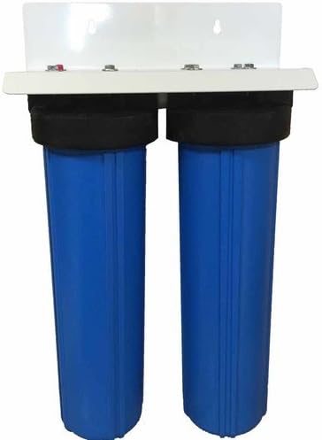 2-Stage 20" Whole House Water Filter System for Scale & Chemical, Taste, and Odor - Radial Flow Carbon & Phosphate Filter