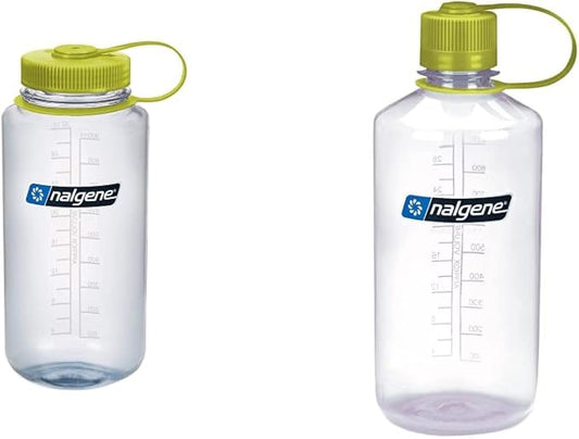 Nalgene Sustain Tritan BPA-Free Water Bottle Made with Material Derived from 50% Plastic Waste, 32 OZ, Wide Mouth
