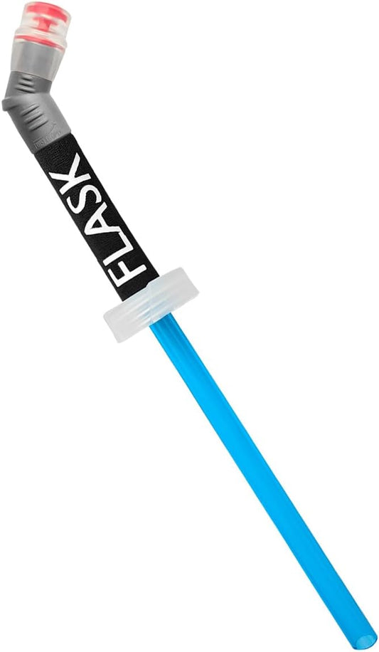 Replacement Straw for Soft Flask Running Water Bottles for Hiking Cycling (Grey)