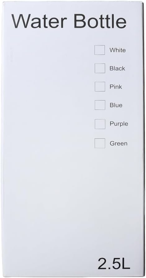 Water Bottle with Time Markings, 2.5 Litre Sports Water Bottle with Handle Leakproof Reusable & BPA Free, Flip Cap with Cleaning Brush Daily Water Intake Bottle Ideal for Gym Office