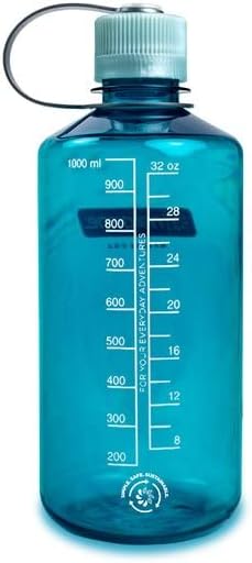 Nalgene Sustain Tritan BPA-Free Water Bottle Made with Material Derived from 50% Plastic Waste, 32 OZ, Narrow Mouth, Trout
