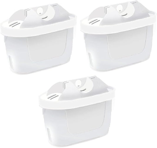 Water Filter for All BRITA,Compatible with Brita Maxtra/Mava,Maxtra+, Fit for Mavea,Marella jug Pitcher Replacement Cartridge, Reduce Limescale and Impurities. … (3)