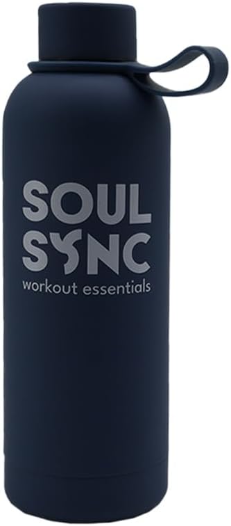 SoulSync Workout Essentials Thermal Water Bottle (Dark Green)