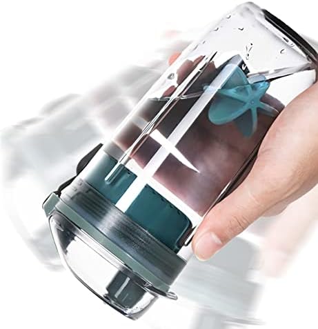 Protein Shaker Water Bottle BPA Free Drinking Bottle for Fitness Gym and Outdoor Sports Shaker Bottle with Lanyard, Pink