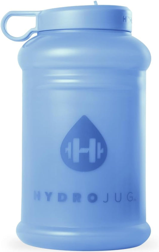 HydroJug - Water Bottle with Straw & Handle - 64 oz Half Gallon Jug - Leak-Resistant - BPA-Free