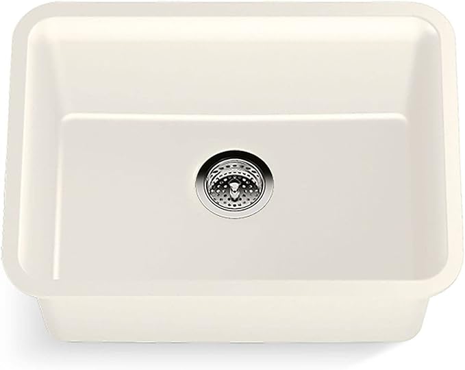 KOHLER 28001-CM6 Cairn Sink, 24 in, Matte White