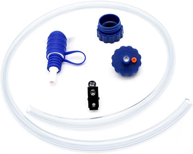 Cycling Bottle Drink Tube Water Bottle Drinking Tube with Double Adapter Hydration System Drink Tube Kit for Cycling Trekking Fishing Boating Camping