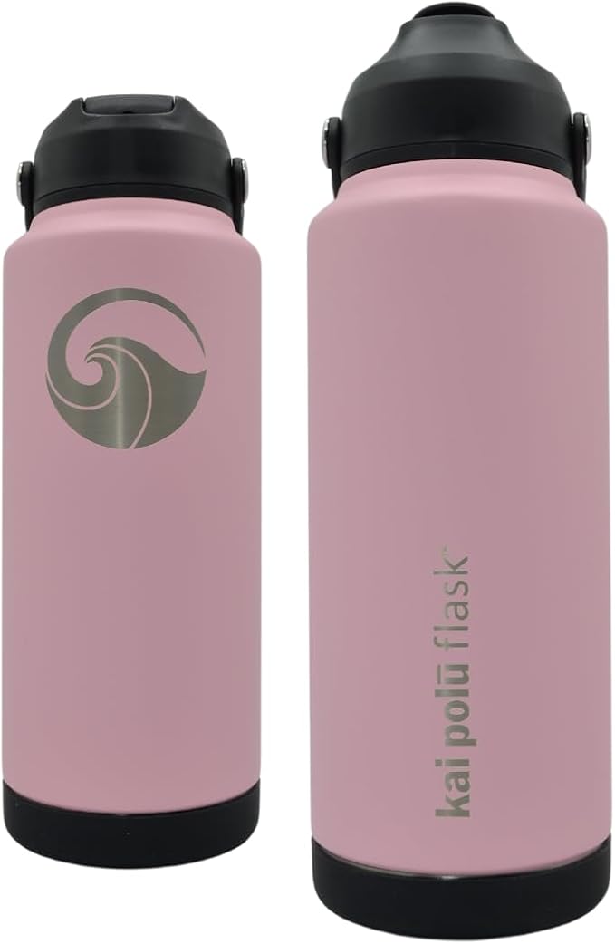 Insulated Stainless Steel Water Bottle (Anemone (ʻŌkala), 32 oz)