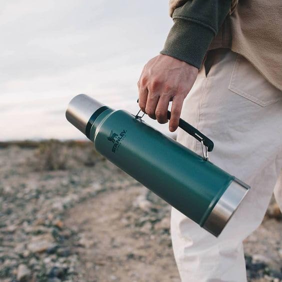 Stanley Thermo Stopper replacement for yerba mate drinking - Convert Stanley Thermo to Yerba Mate Termo Pico Mate/Pico cebador Stopper with High Precision Flow (Black without beak, Set of 1)