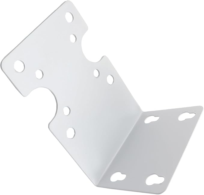 Filter Housing Single Stage Hanging Plate Bracket 78x116mm Front Water Purifier Hanging Piece RO Machine Metal Housing Fixing Bracket White