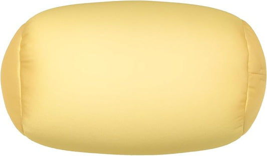 Microbead Body Pillow, Tube Microbead Bolster Bean Smooth Cool Pillow Neck Cervical Roll Pillow for Sleeping 7 x 12Inch Throw Travel Pillow (Pineapple Color)