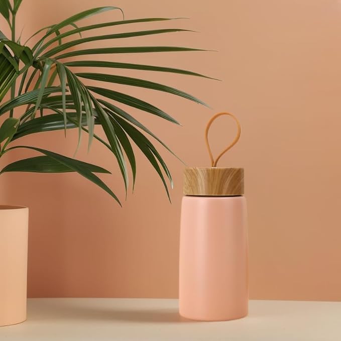 Insulated Bottle,Hot Water and Cold Beverages Last for Hours,Good for Biking,Backpacking,Camping, Office,Fits Most Car Cup Holders（280ML）