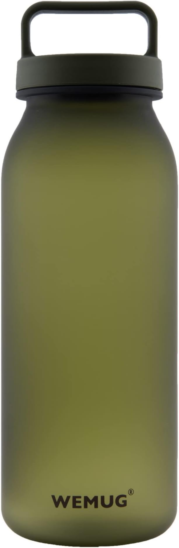 WEMUG Minimalist Water Bottle with Handle, Small 620 ml, BPA-Free Tritan Plastic, Compatible Filter (Optional, filter not included)