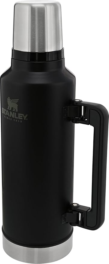 Stanley Classic Vacuum Insulated Wide Mouth Bottle -BPA-Free 18/8 Stainless Steel Thermos for Cold & Hot Beverages