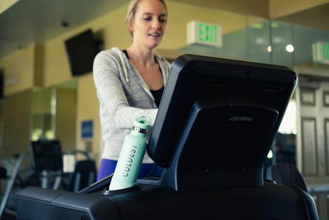 Coldest Water Bottle with Standard Mouth Straw Lid Metal Thermos Vacuum Insulated Stainless Steel l Reusable Leak Proof Cupholder Flask (21 oz, Sailor Blue)