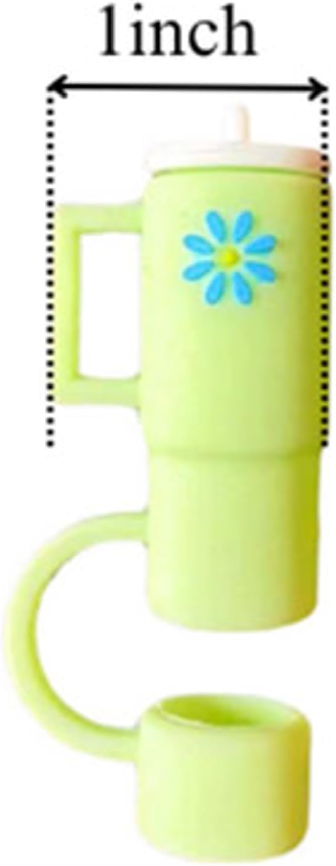 Stanley Accessories Water Bottle with Strap Bottle Sling Carrier with Handle Attachment Fits Most 8-40oz Tumbler & Stanley + 4Cute Straw Covers 3D Straw Toppers Gift Set-Cup