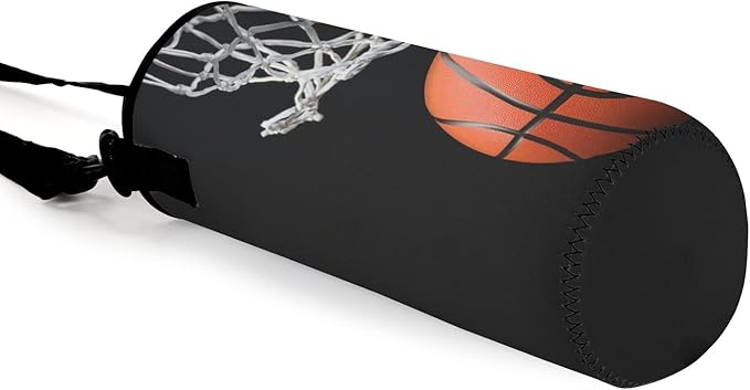 Jndtueit Basketball Water Pouch Holder, Soccer Bottle Cooler Cover Holder Strap for Outdoor Sports Gym Camping Walking