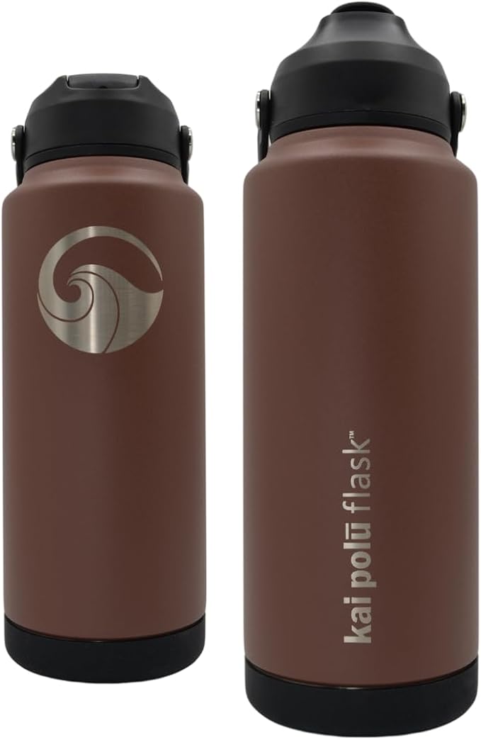 Insulated Stainless Steel Water Bottle (Mountain (Mauna), 32 oz)