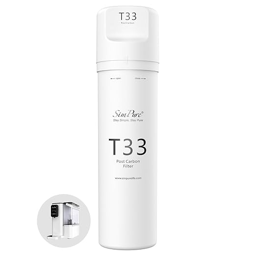 SimPure Y9 Series T33 Filter Replacement Cartridge for Y9T and Y9A Countertop Reverse Osmosis System, 6 Months Replacement Cartridge (1 Pack)