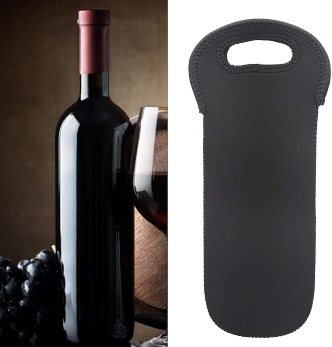 Red Wine Bottle Sleeve, Wine Bag Neoprene Strong Soft Lightweight Heat Preservation Beautiful Non Slip, Wine Bottle Bag Suitable For Teravel Outdoor