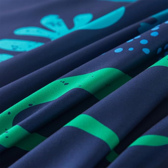 qjmiaofang Dinosaur Sheets Full Size Bed Set for Boys Dinosaur Sheet Set 4Pieces Dinosaur Bed Sheets Ancient T-Rex Dinosaur Fitted Sheet Jungle Sheets Set 1 Fitted Sheet 1 Flat Sheet 2 Pillowcases