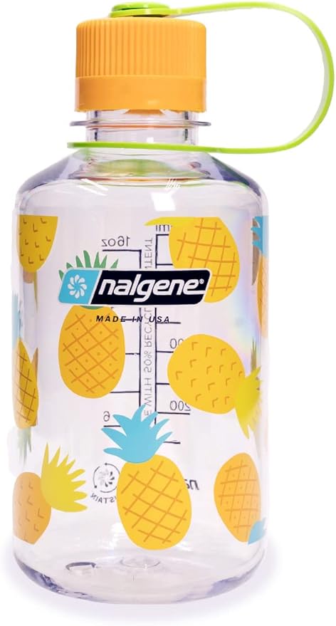 Nalgene Sustain Tritan BPA-Free Water Bottle Made with Material Derived from 50% Plastic Waste, 16 OZ, Narrow Mouth