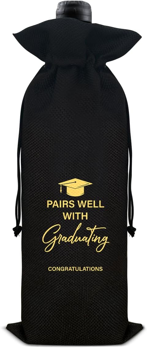 Graduation Wine Bag Graduation Gift for Him Her Graduates College Grad Wine Bag Gift