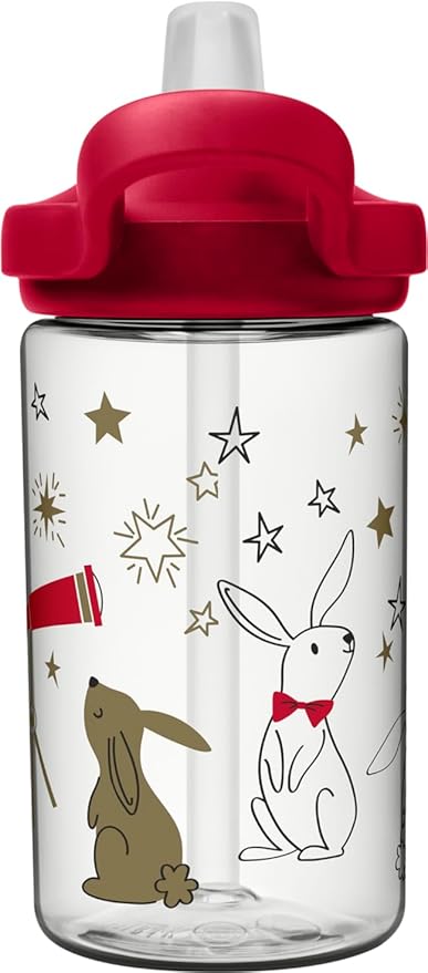 CamelBak Eddy+ 14oz Kids Water Bottle with Tritan Renew – Straw Top, Leak-Proof When Closed