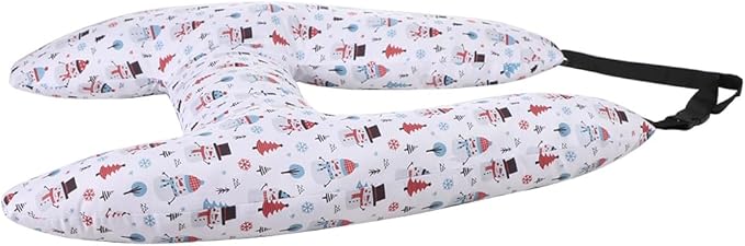 Car Travel Pillow for Kids Adults Soft Neck Pillow Head and Body Support Pillow Breathable Seat Pillow Car Aircraft Travel Pillow Neck Support Pillow Cushion for Long Journey Travel Accessories