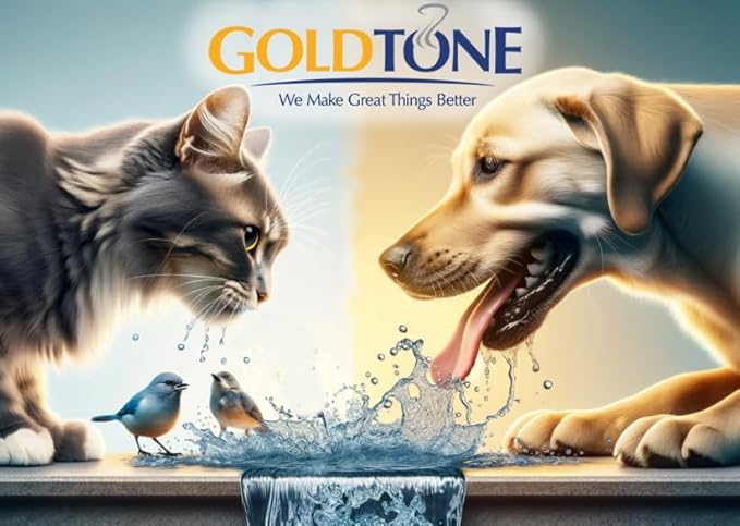 GoldTone Brand Charcoal Water Filter Replacement Compatible with PETMATE Replendish & Mason Pet Fountains (12 Pack) (12 Water Filters) (12 Water Filters + Descaler)