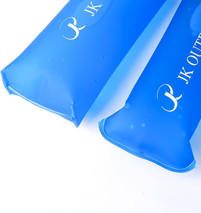 Running Soft Flask BPA Free TPU Soft Folding Water Bottle 2 Pack Outdoor Soft Water Bottle for Running Waist Pack, Wristbelt, Running Vest, Small Sling Bag