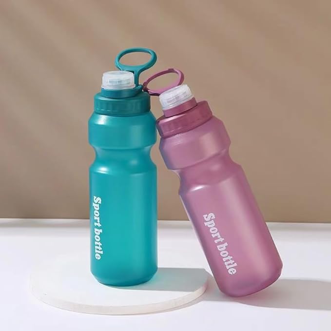 Sports Water Bottle, Plastic Water Bottle,BPA-Free,Leak-Proof, Reusable Water Bottle for School, Outdoor,Gym, Running, Hiking (Purple (26 OZ))