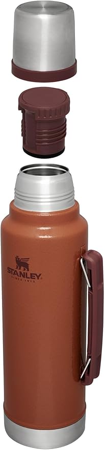 Stanley Classic Vacuum Insulated Wide Mouth Bottle -BPA-Free 18/8 Stainless Steel Thermos for Cold & Hot Beverages