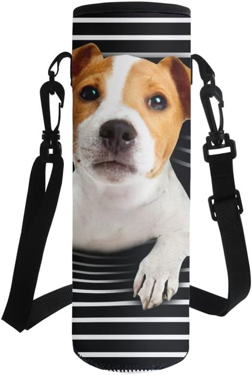 Jndtueit Basketball Water Pouch Holder, Soccer Bottle Cooler Cover Holder Strap for Outdoor Sports Gym Camping Walking