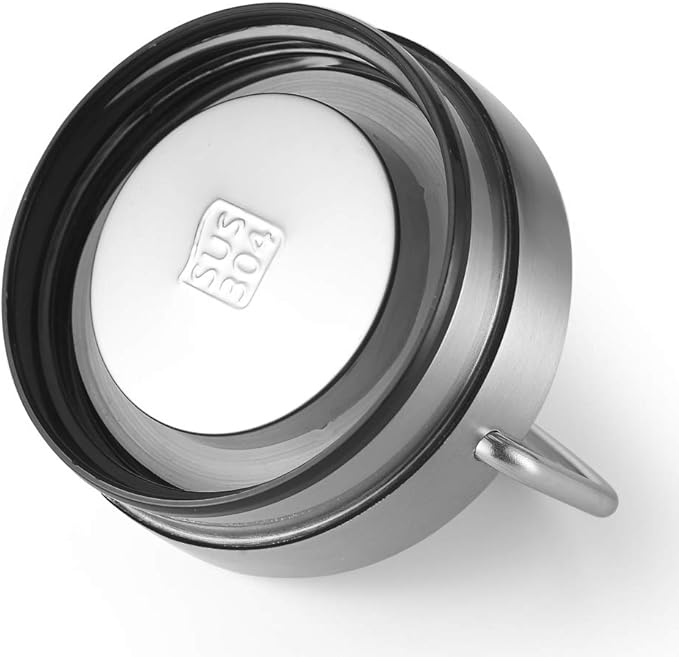 DE.KITCHEN&HIFUN Glasss Water Bottle 64oz, Large Borosilicate Glass 2L for Juice, Glass Water bottle with Steel Cap Filter (1)