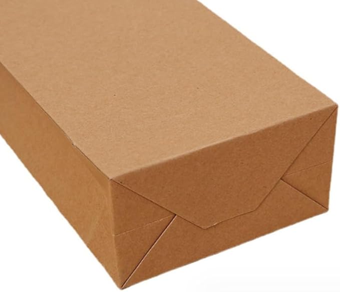 JPORSHU 10 Pack Wine Paper Bag,Wine Bottle Bags Bulk Reusable Gift Tote Bag Holds 2 bottles of wine，Kraft Paper Wine Bags with Handles，for Wedding Bottle Whiskey Spirits Party (kraft paper)