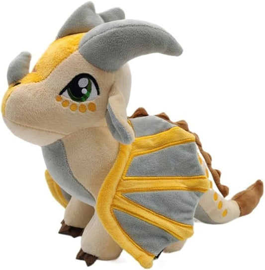 Wings of Fire Dragon Plush Toy Rainwing Dragon Stuffed Animals Pterosaur Plush Flying Dragon Pillow Plushies Gifts for Fans Kids Boys Girls (sandwing)