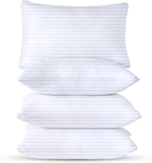 tuphen-Bed Pillows for Sleeping 2 Pack, Cooling Gel Pillows, Ultra Soft Breathable Down Alternative Pillows, Hotel Luxury Collection Pillows for Back, Stomach or Side Sleepers (Standard (Pack of 4))