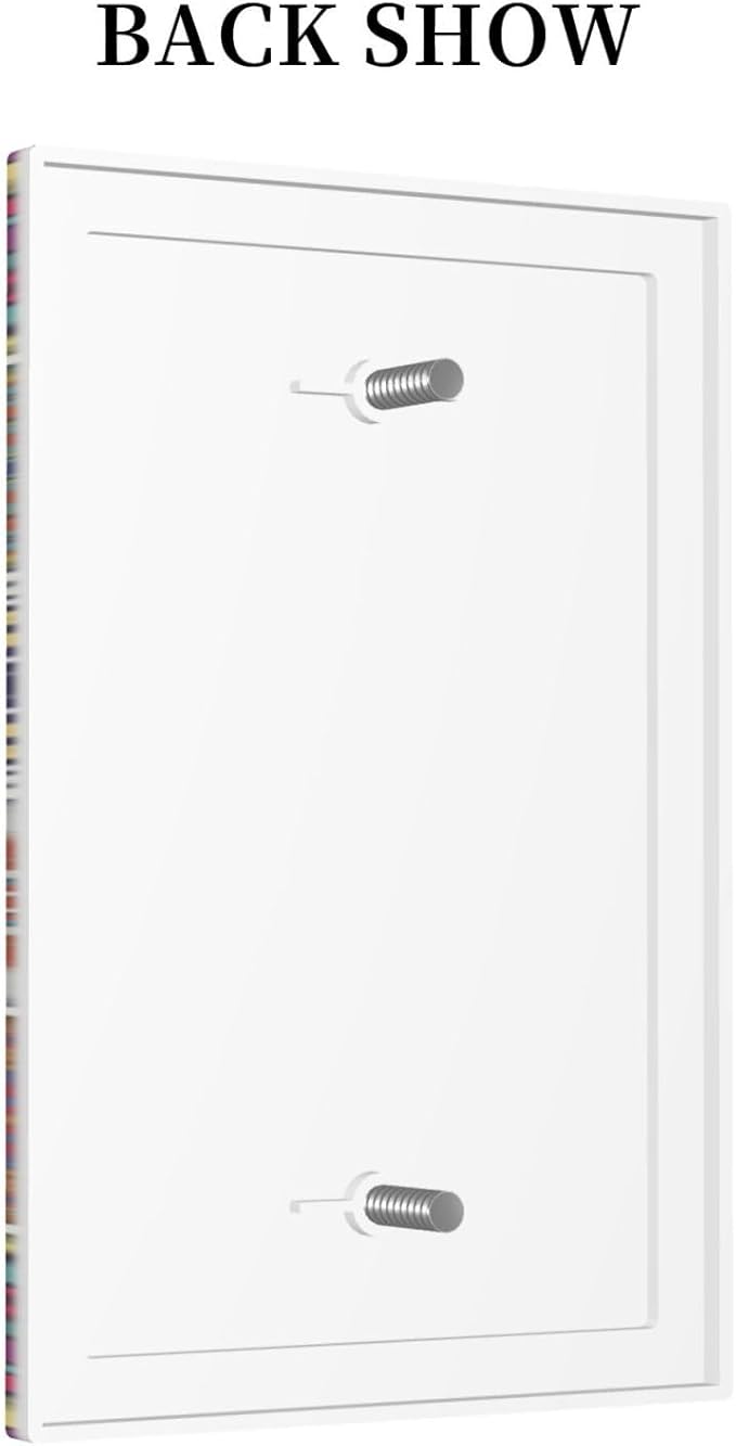 Morocco Talavera Mexican Tiles Printed Colroful Mandala 1 Gang Light Switch Covers No Device Wall Plate Decorative Blank Switchplate Electrical Faceplate for Kitchen Bathroom Bedroom Decor